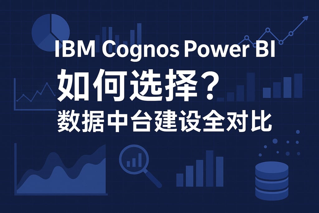 IBM Cognos和Power BI如何选择？数据中台建设全对比
